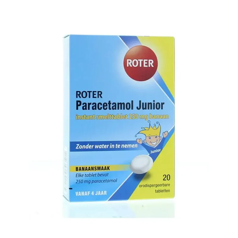Roter Paracetamol 250 junior 20 smelttabletten