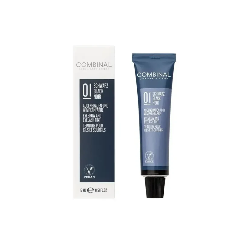 Combinal Wenkbrauwen wimperverf zwart 15 ml