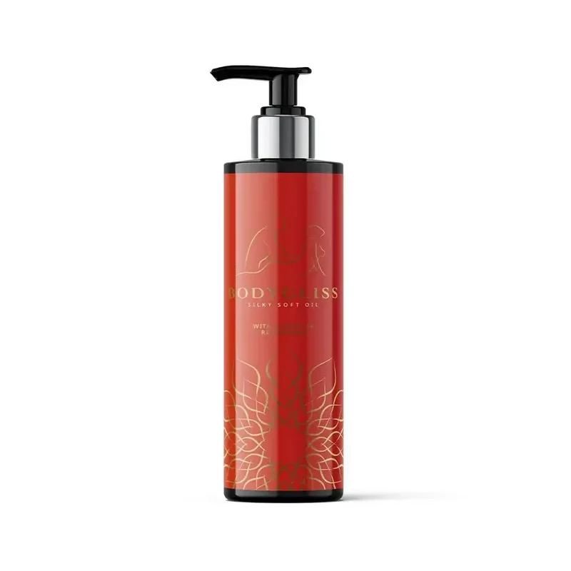 Bodygliss Silky soft massageolie red orange 150 ml