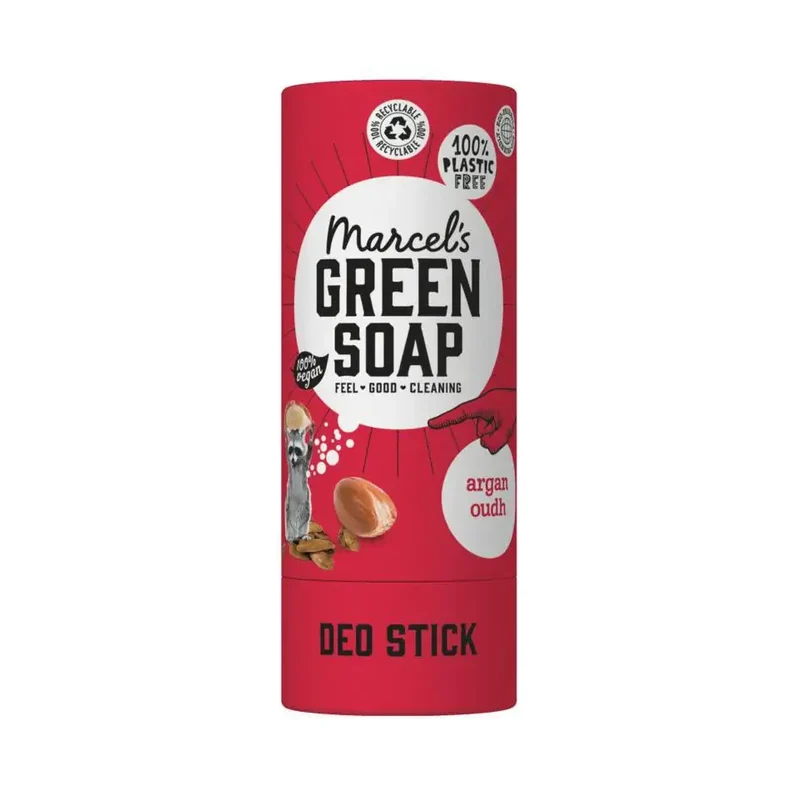 Marcels Green Soap Deodorant stick argan & oudh 40 gram