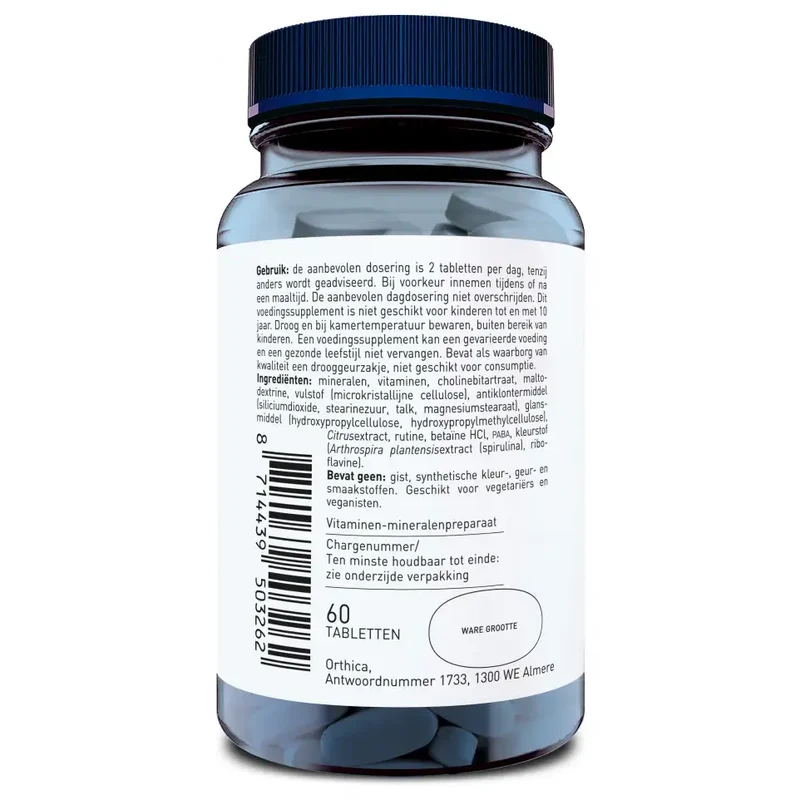 Orthica Multi Vegan 60 tabletten