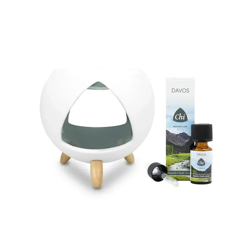 Chi Natural Life Cozy aromabrander + Davos olie