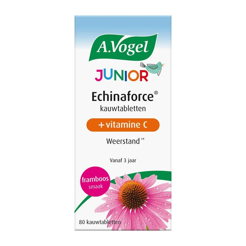 A.Vogel Echinaforce junior & vitamine c 80 kauwtabletten