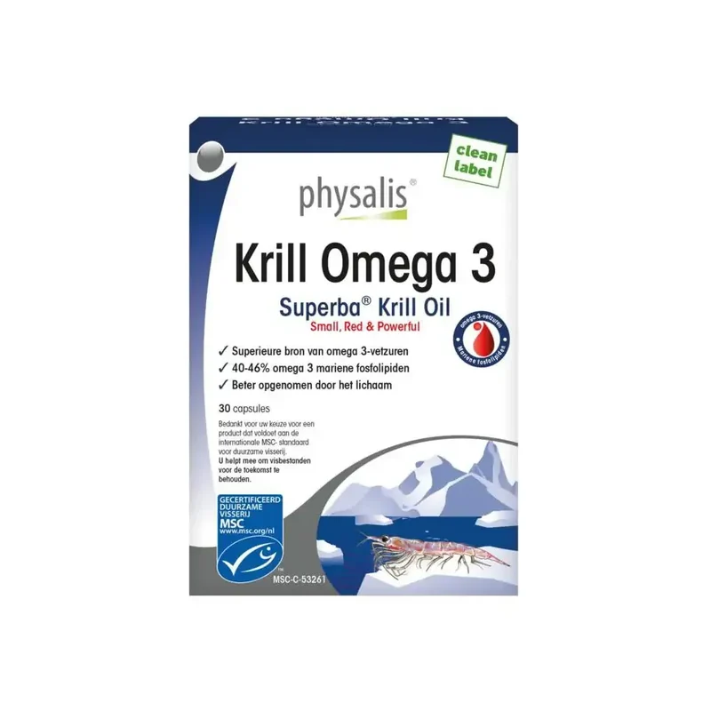 Physalis Krill omega 3 60 capsules